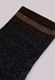 SOCKEN - Gabriella - Glänzende Socken mit dekorativer Rippung SW006  6