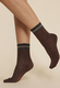 SOCKEN - Gabriella - Glänzende Socken mit dekorativer Rippung SW006  9